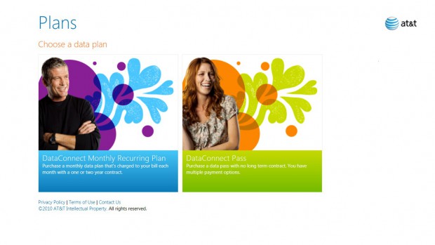 AT&amp;T-App in Windows 8