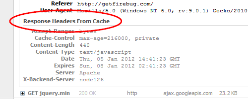 Neue Funktionen in Firebug 1.9