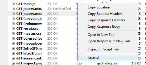 Neue Funktionen in Firebug 1.9