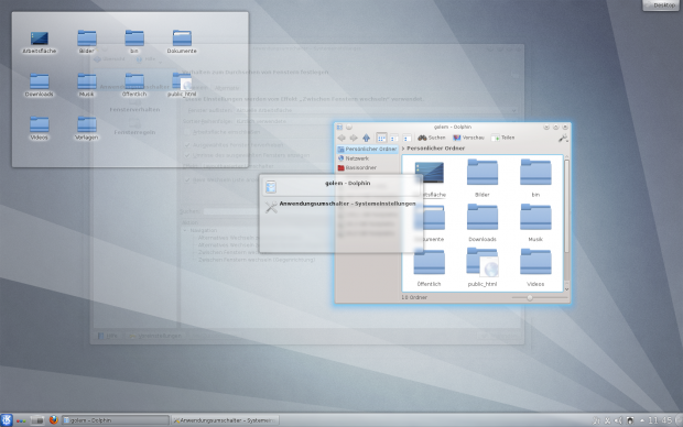 Der Fensterwechsler in Aktion
