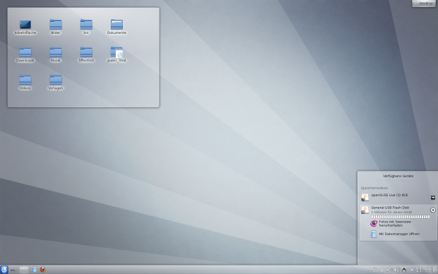 Die Geräteüberwachung in QML verhält sich wie gewohnt.