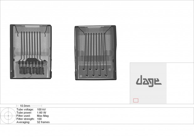 ...ein Röntgenbild gemacht wurde. Links ist die funktionale Version.