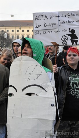 Zweiter Acta-Aktionstag in München (Bild: Nico Ernst)