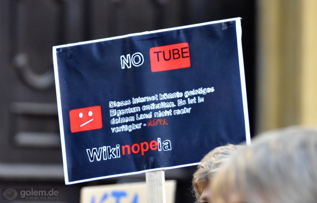 Zweiter Acta-Aktionstag in München (Bild: Nico Ernst)