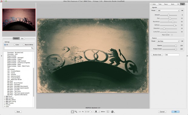 Alien Skin Exposure 4 - Fotolithographie (Bild: Andreas Donath)