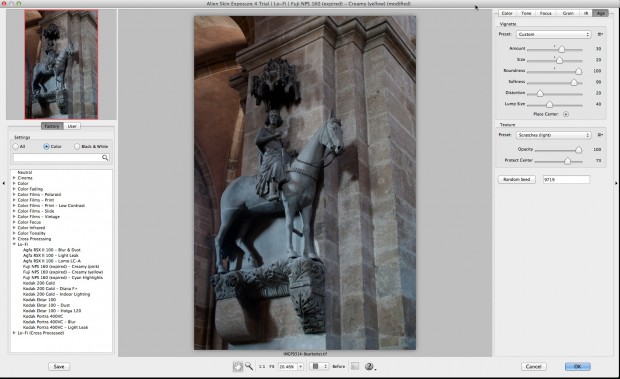 Alien Skin Exposure 4 - Original (Bild: Andreas Donath)