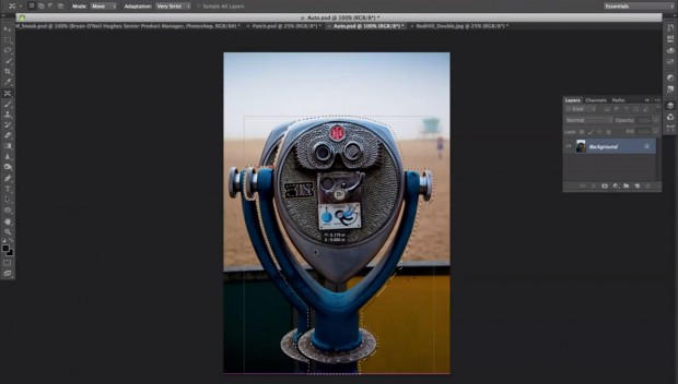 Photoshop-CS6-Funktion Content-Aware Move (Bild: Adobe)