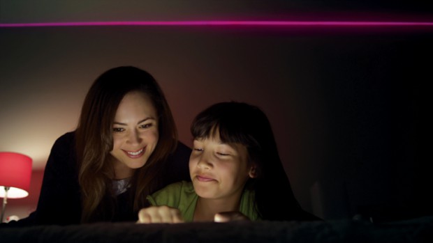 Schularbeiten am Tablet