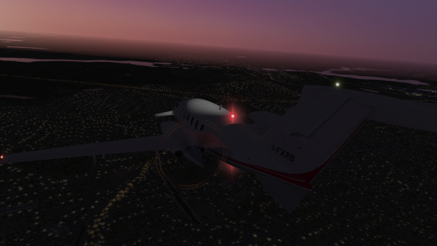 Die Lampe rotiert sogar.