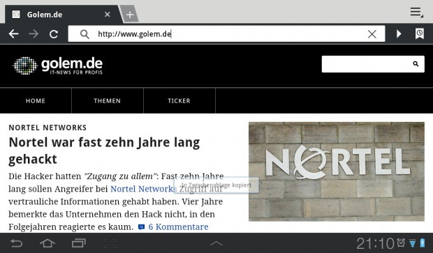 Bildschirmplatz im Querformat...