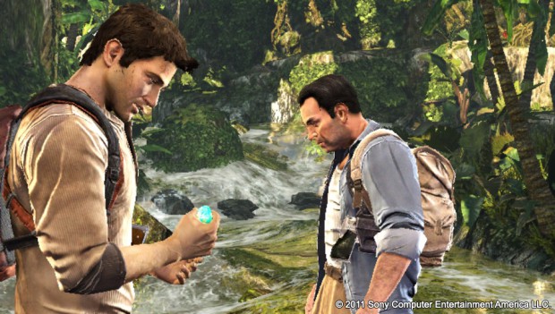 Gemeinsam mit Jason Dante findet Nathan einen Edelstein.