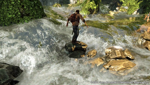 Die Hüpfpartie durch den reißenden Fluss ist einfacher, als sie aussieht.