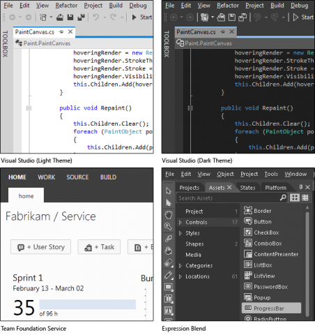 Visual Studio 11: einheitliches Design für alle Entwicklerapps