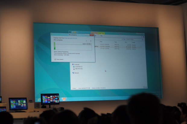 Kopier-Dialog in Windows 8 Consumer Preview