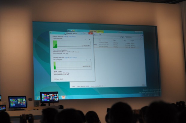 Kopier-Dialog in Windows 8 Consumer Preview