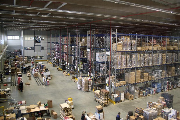 Blick in Alternates Logistikzentrum II in Linden (Bild: Alternate)