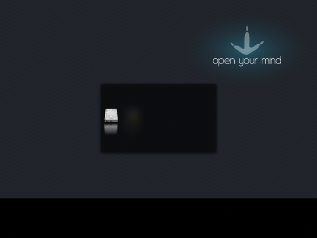Der Startbildschirm von KDE SC unter Sabayon
