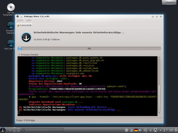 Die Paketverwaltung Entropy