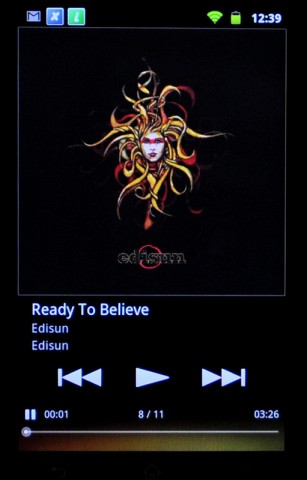 Sonys eigener Musikplayer ist recht unspektakul&auml;r.