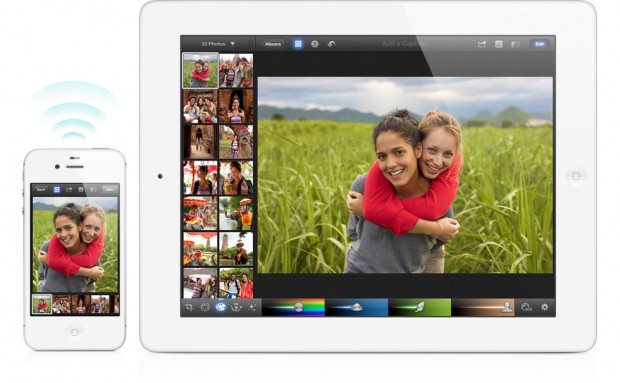 Apple iPhoto überträgt Fotos zwischen iPad und iPhone. (Bild: Apple)