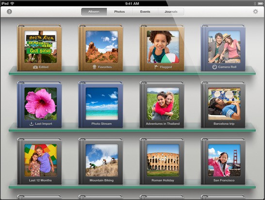 Apple iPhoto auf dem iPad (Bild: Apple)