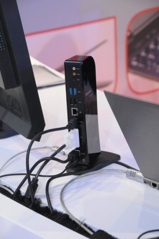 Dynadock von der Rückseite