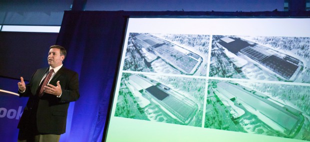 Facebook stellt sein geplantes Cloud-Zentrum in Luleå in Schweden vor. (Bild: Susanne Lindholm/AFP/Getty Images)