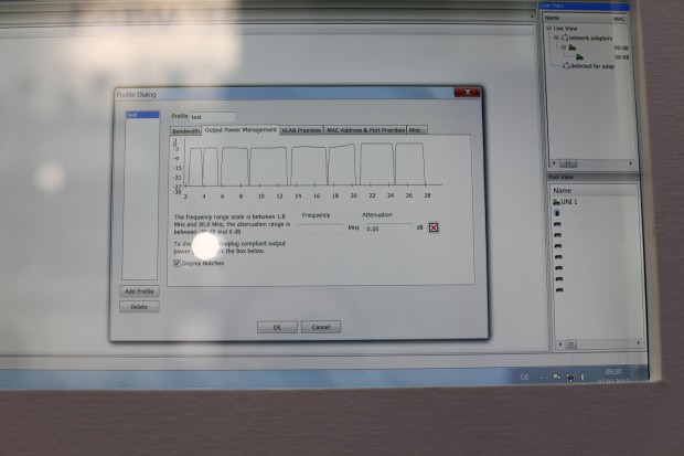 dLAN 500 AVpro Uni - die Verwaltungssoftware (Bild: Golem.de)