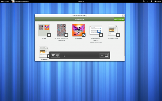 ...unterstützt nun auch das Drucken der Dateien.