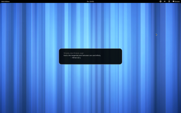 Wanda, der Orakel-Fisch als Easter-Egg