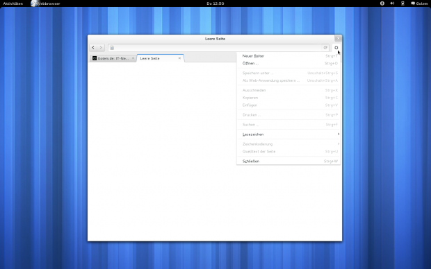 ... die wichtigsten Funktionen bietet das Super-Menü.