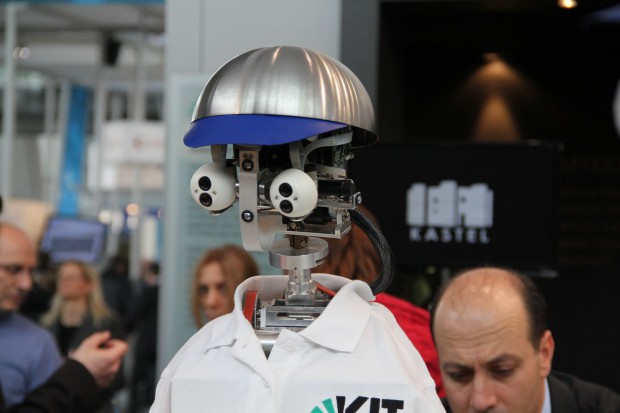 Seine Augen verfügen über zwei Kamerapaare. (Foto: Werner Pluta/Golem.de)