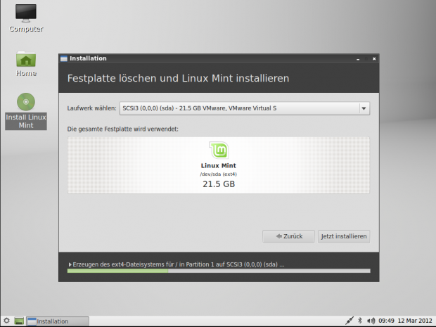 Linux Mint 12 LXDE