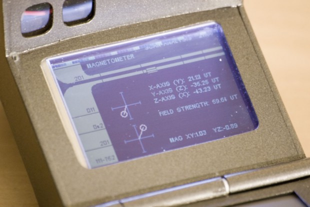 Das Ausgabe des Magnetsensors des Mark 1
