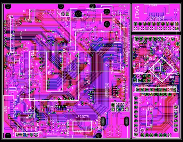 Die Hauptplatine des Mark 2