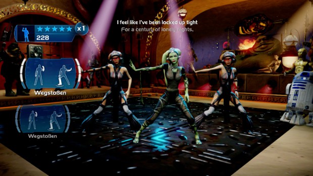 Kinect Star Wars hat auch einen Tanzmodus zu bieten.