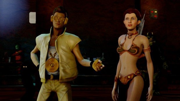 Leia hat als Sklavin in Jabbas Palast offenbar mehr Spaß als bisher bekannt.