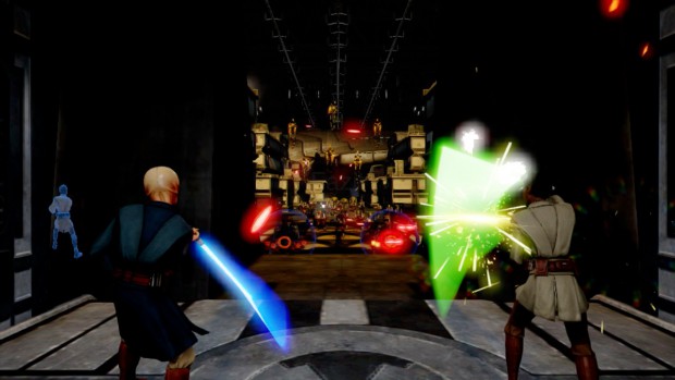 Alltag für Jedi: Laserschüsse zurückschlagen