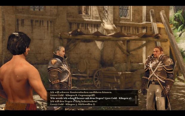 Bei Trainern kann man seine Fähigkeiten verbessern.