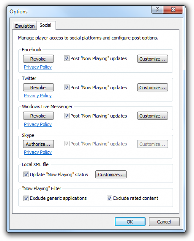 Amiga/C64 Forever 2012 R2 - die neuen Social-Networking-Funktonen (Bild: Cloanto)