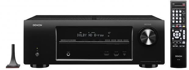 Denon AVR-1713 - mit Einmessmikro und Fernbedienung (Bild: Denon)