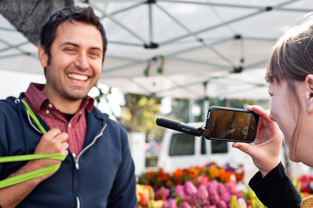 iPhone Boom Mic (Bild: Photojojo)