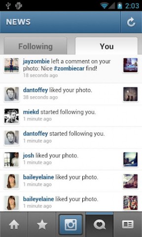 Instagram für Android (Bild: Instagram)