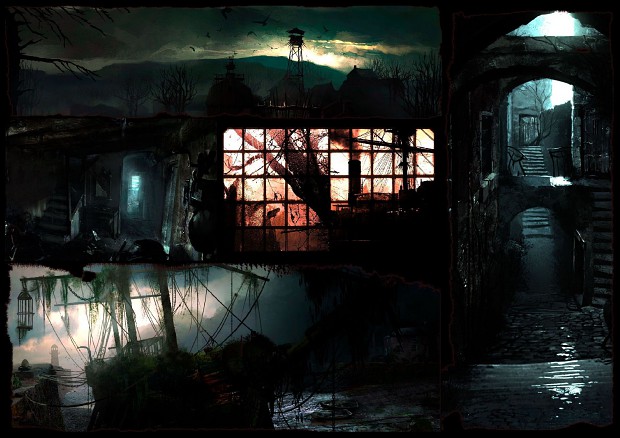 Zwei - die ganze Konzeptbild-Collage (Bild: Bethesda Softworks)