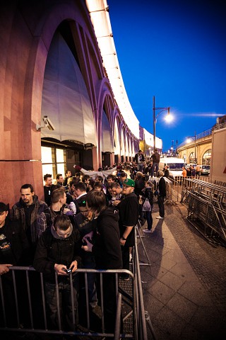 Um 22 Uhr ging die Veranstaltung offiziell los, ...