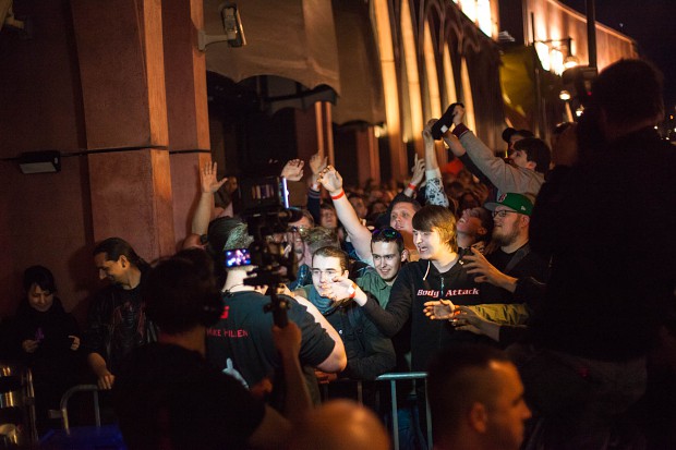 Je später der Abend, desto besser die Stimmung