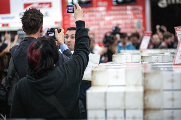 ... die allerdings rasch abgetragen wurden.