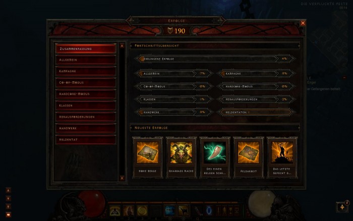 Für noch mehr Motivation sorgt das Erfolgssystem.