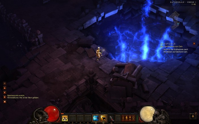 Der gefallene Stern hat im ersten Akt tiefe Krater in die Spielewelt gerissen.