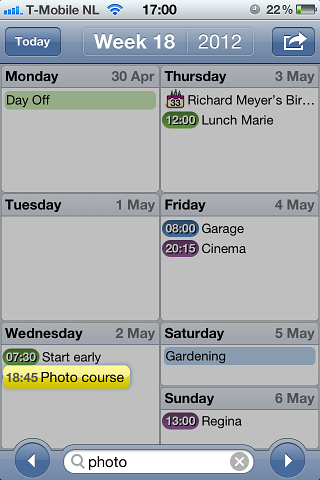 Easy Calendar (Bild: Tom van Zummeren)